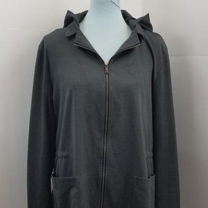 Armani Exchange Charcoal Grey Removable Hood
